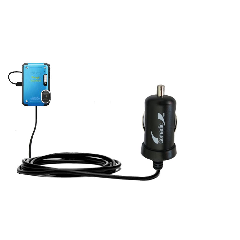 Mini Car Charger compatible with the Olympus TG-620 iHS