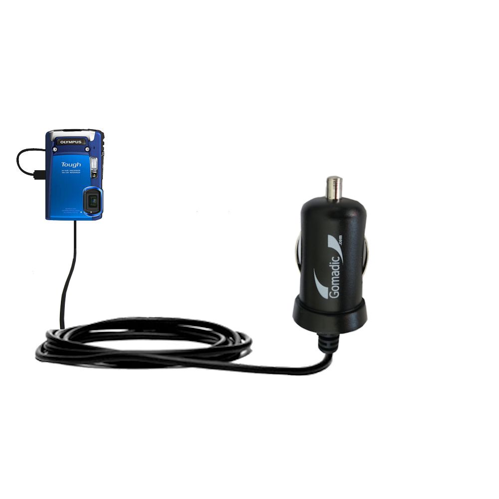 Mini Car Charger compatible with the Olympus TG-820 iHS