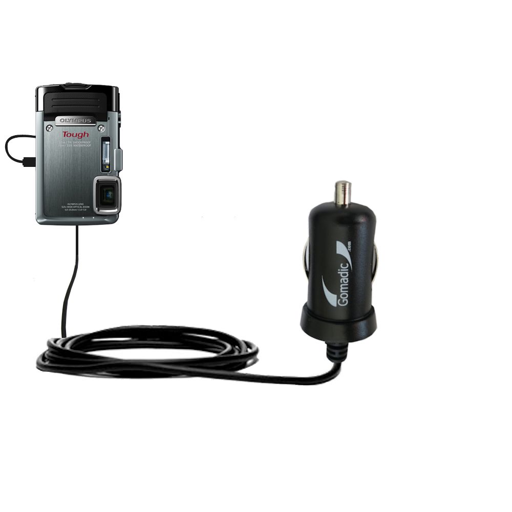 Mini Car Charger compatible with the Olympus Tough TG-830