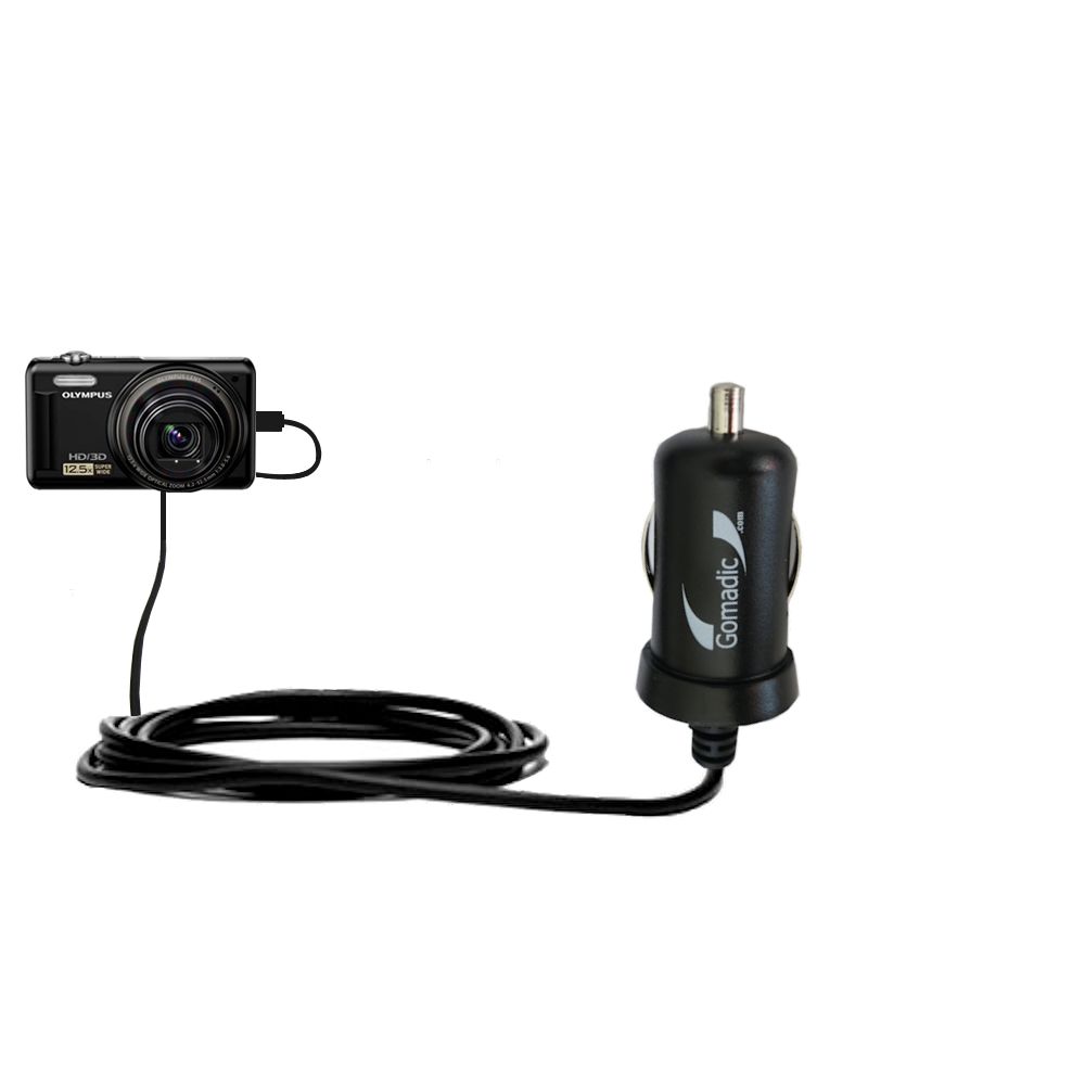 Mini Car Charger compatible with the Olympus VR-320