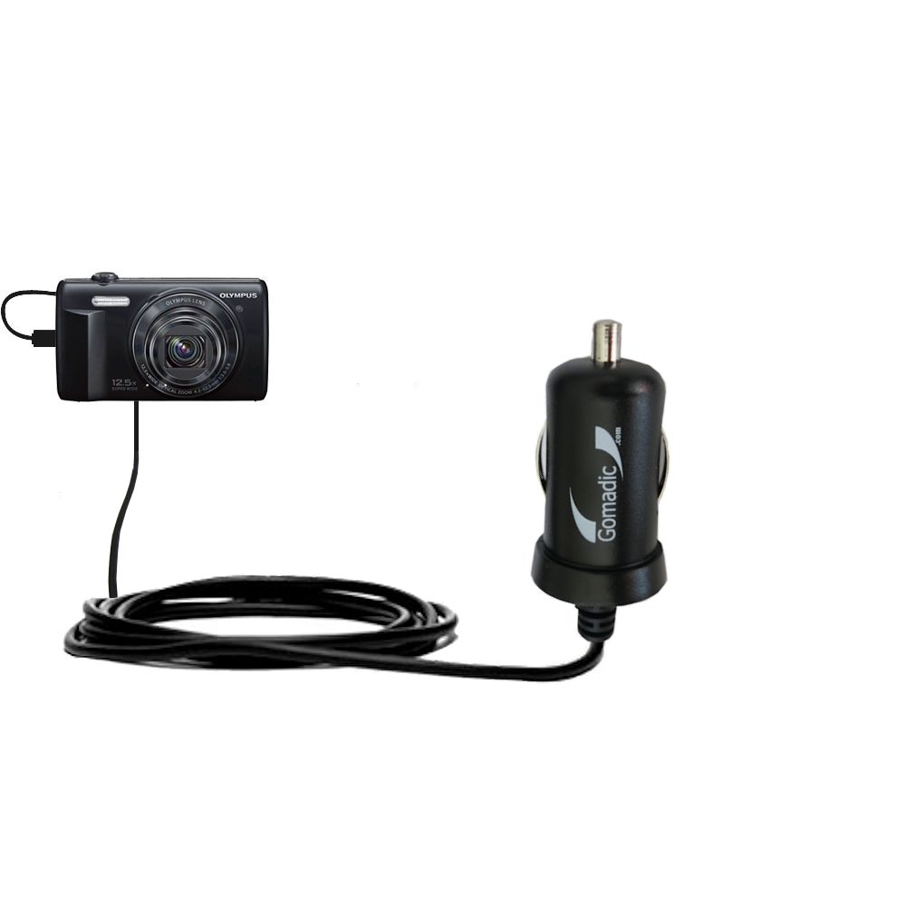 Mini Car Charger compatible with the Olympus VR-370