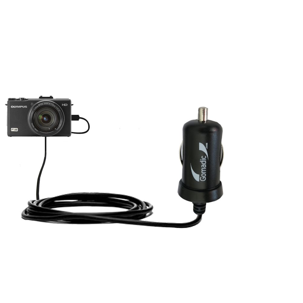 Mini Car Charger compatible with the Olympus XZ-1
