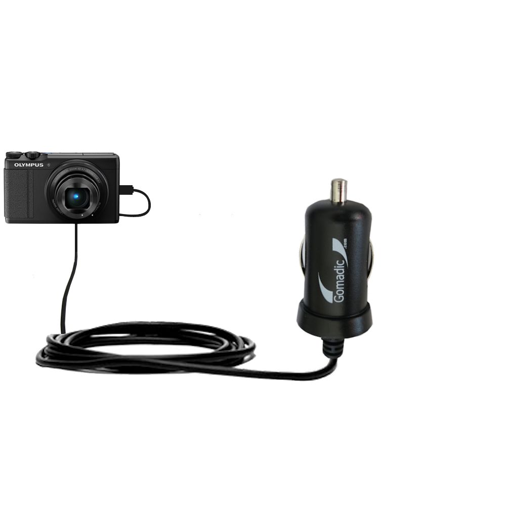 Mini Car Charger compatible with the Olympus XZ-10