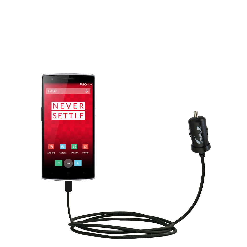 Mini Car Charger compatible with the OnePlus One