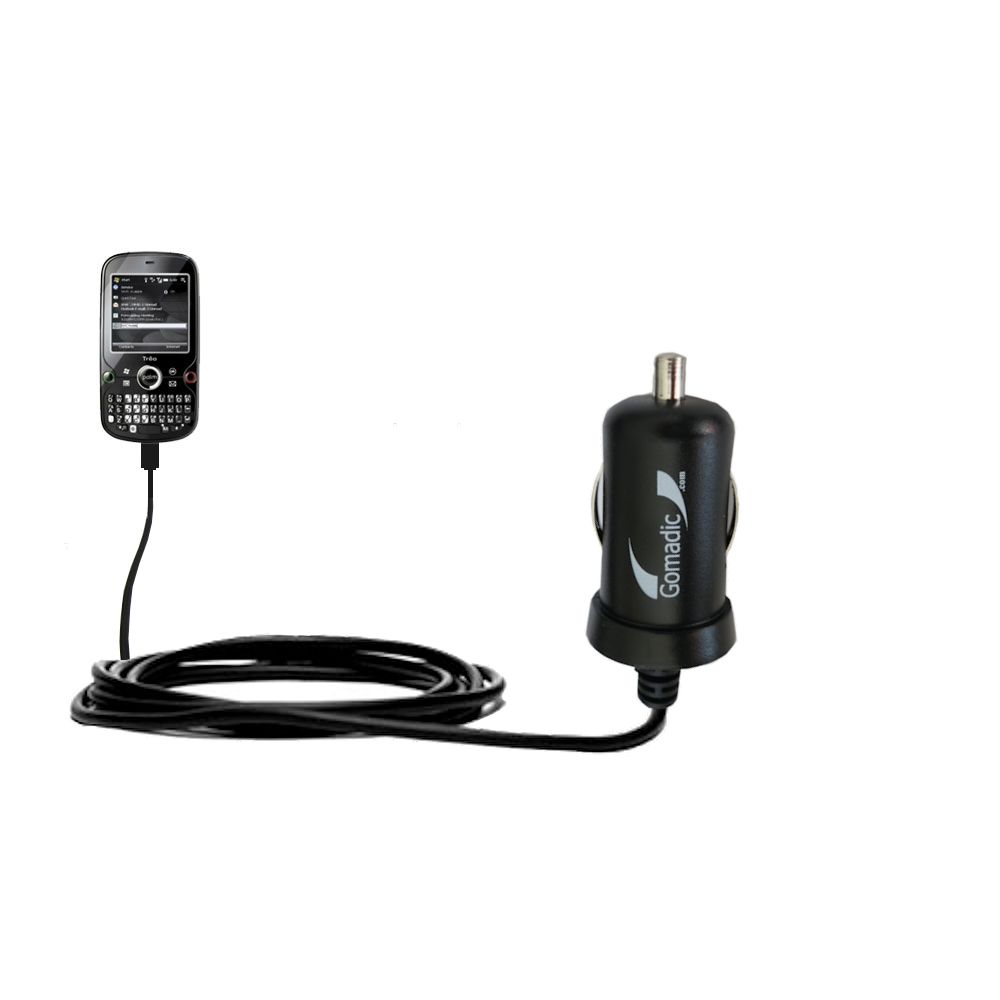 Mini Car Charger compatible with the Palm Palm Treo Pro