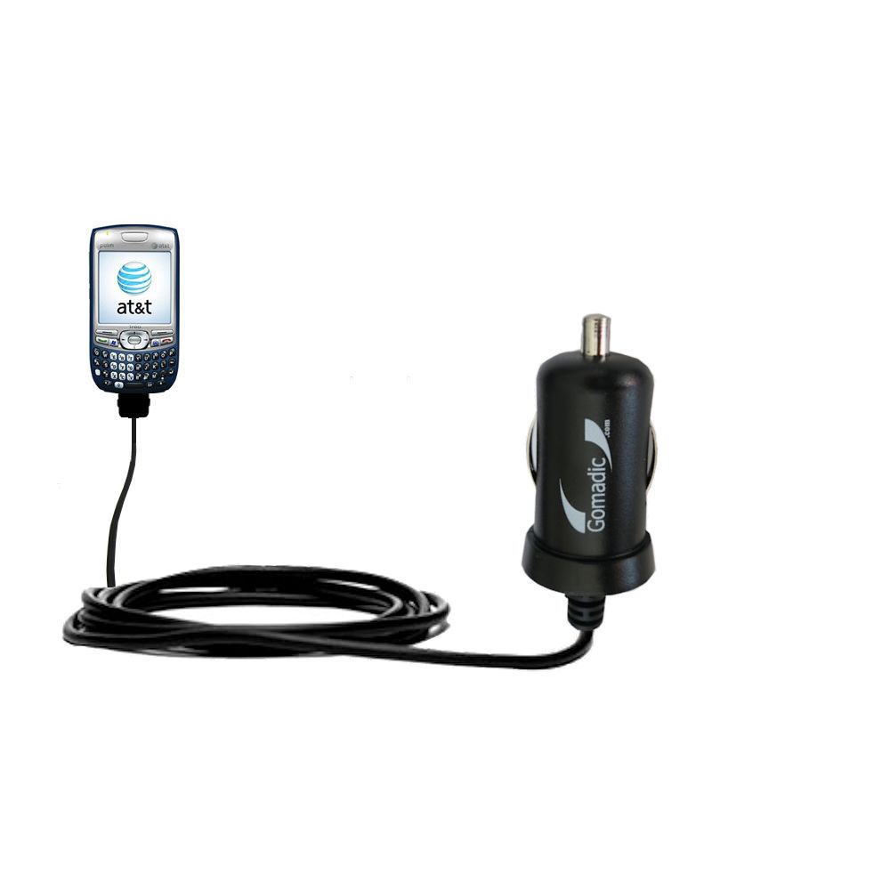 Mini Car Charger compatible with the Palm Treo 755p