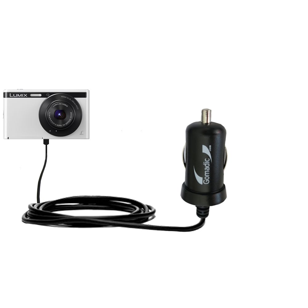 Mini Car Charger compatible with the Panasonic Lumix DMC-XS1W