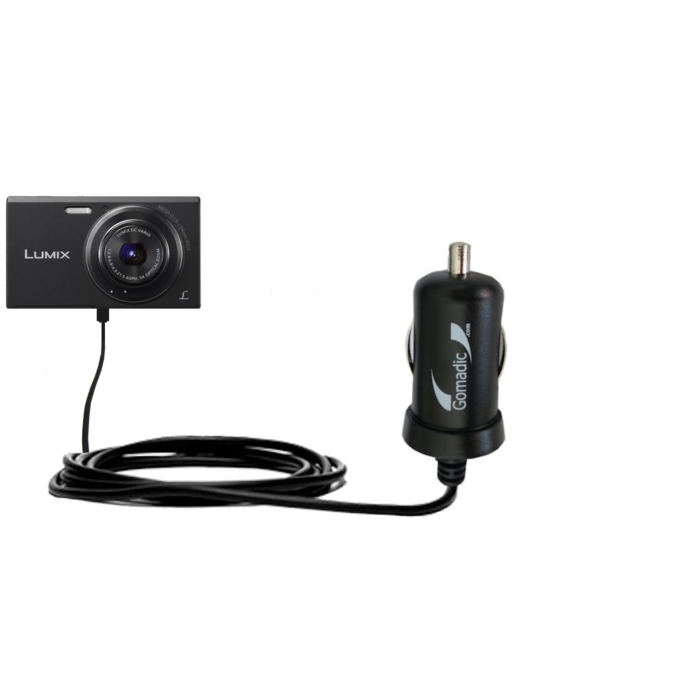 Mini Car Charger compatible with the Panasonic Lumix FH10 / DMC-FH10