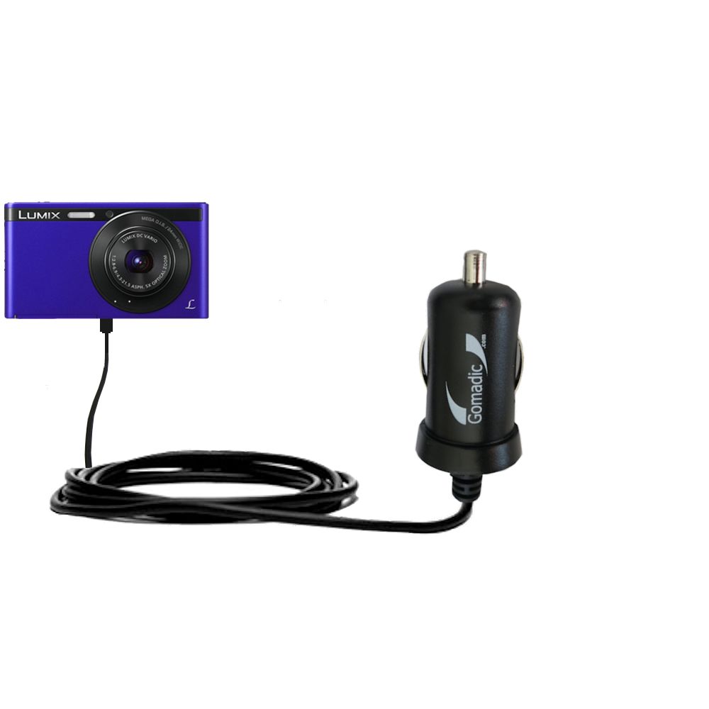 Mini Car Charger compatible with the Panasonic Lumix XS1