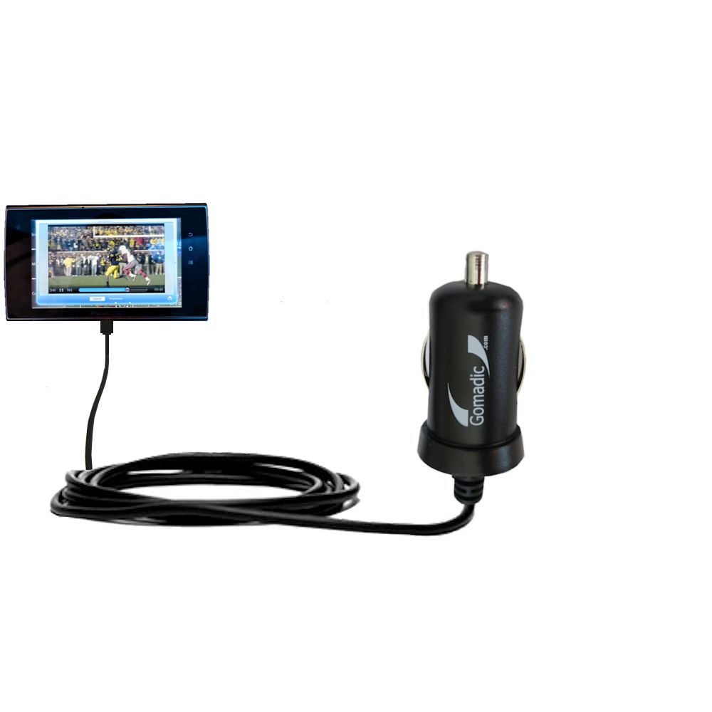 Mini Car Charger compatible with the Panasonic Viera Tablet 10 7 4