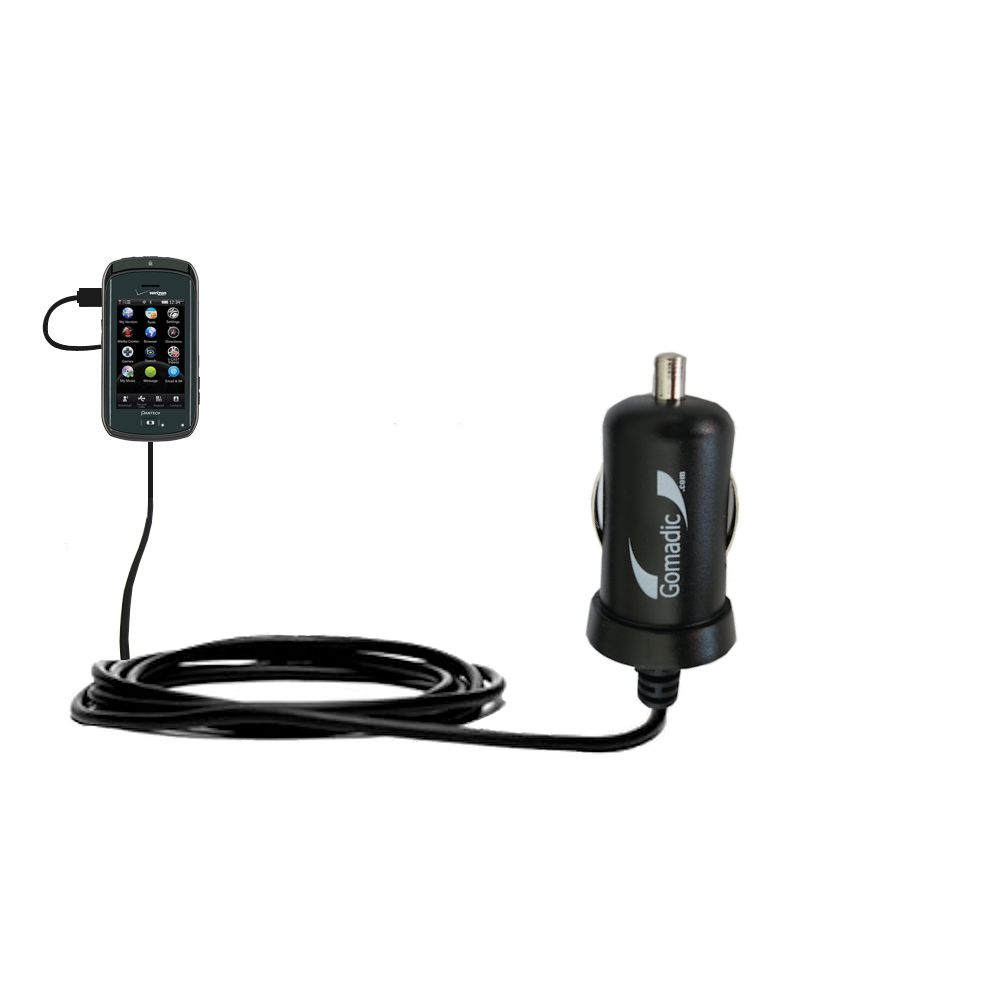 Mini Car Charger compatible with the Pantech Crux