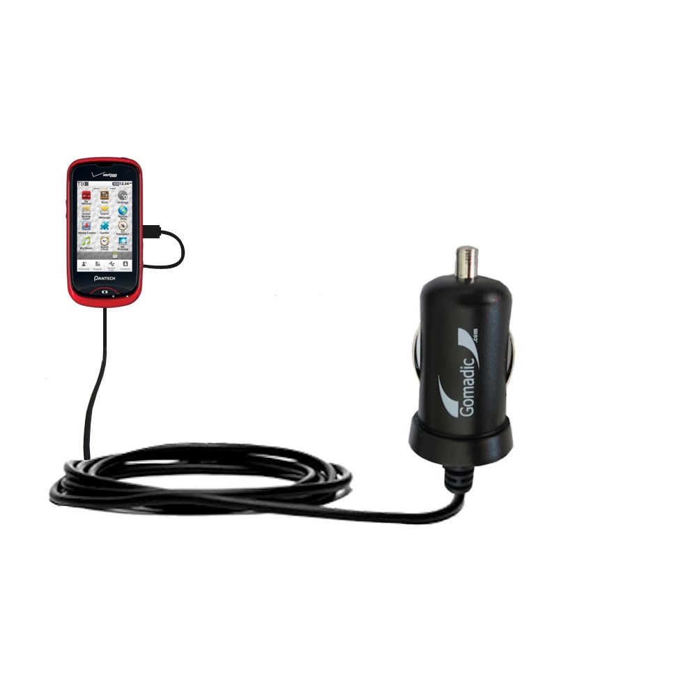 Mini Car Charger compatible with the Pantech Hotshot