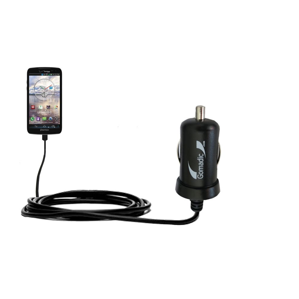 Mini Car Charger compatible with the Pantech Perception