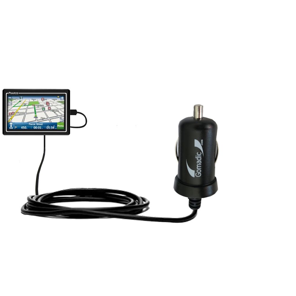 Mini Car Charger compatible with the Pharos Drive 270
