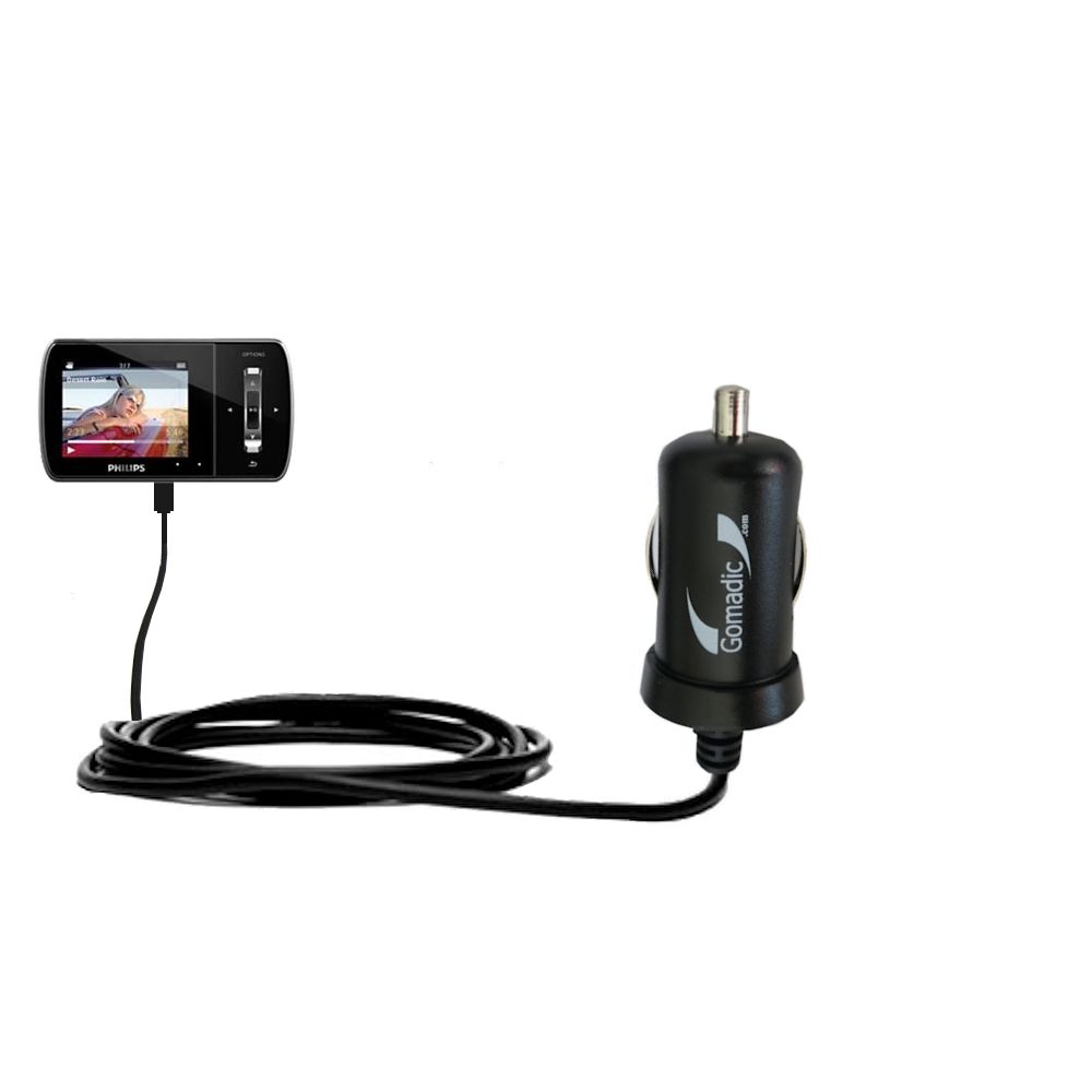 Mini Car Charger compatible with the Philips Aria (All GB Versions)
