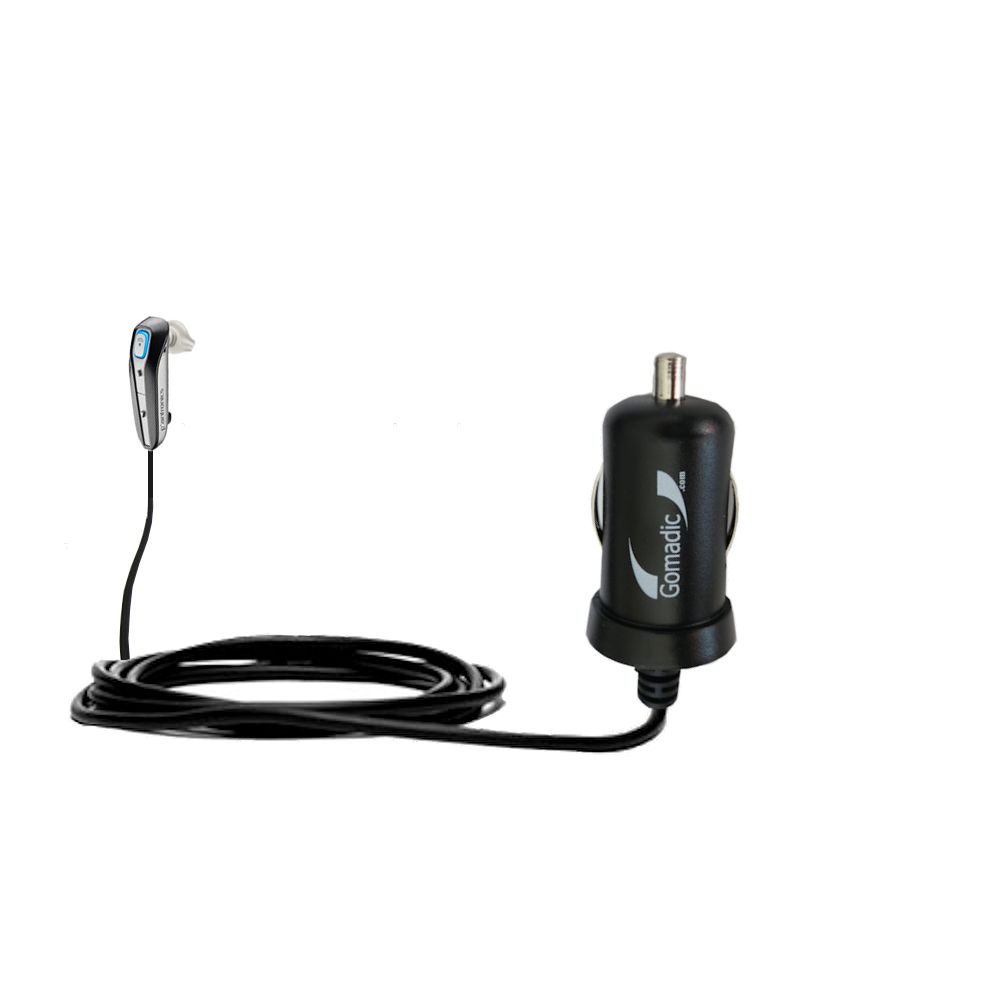 Mini Car Charger compatible with the Plantronics Discovery 650E