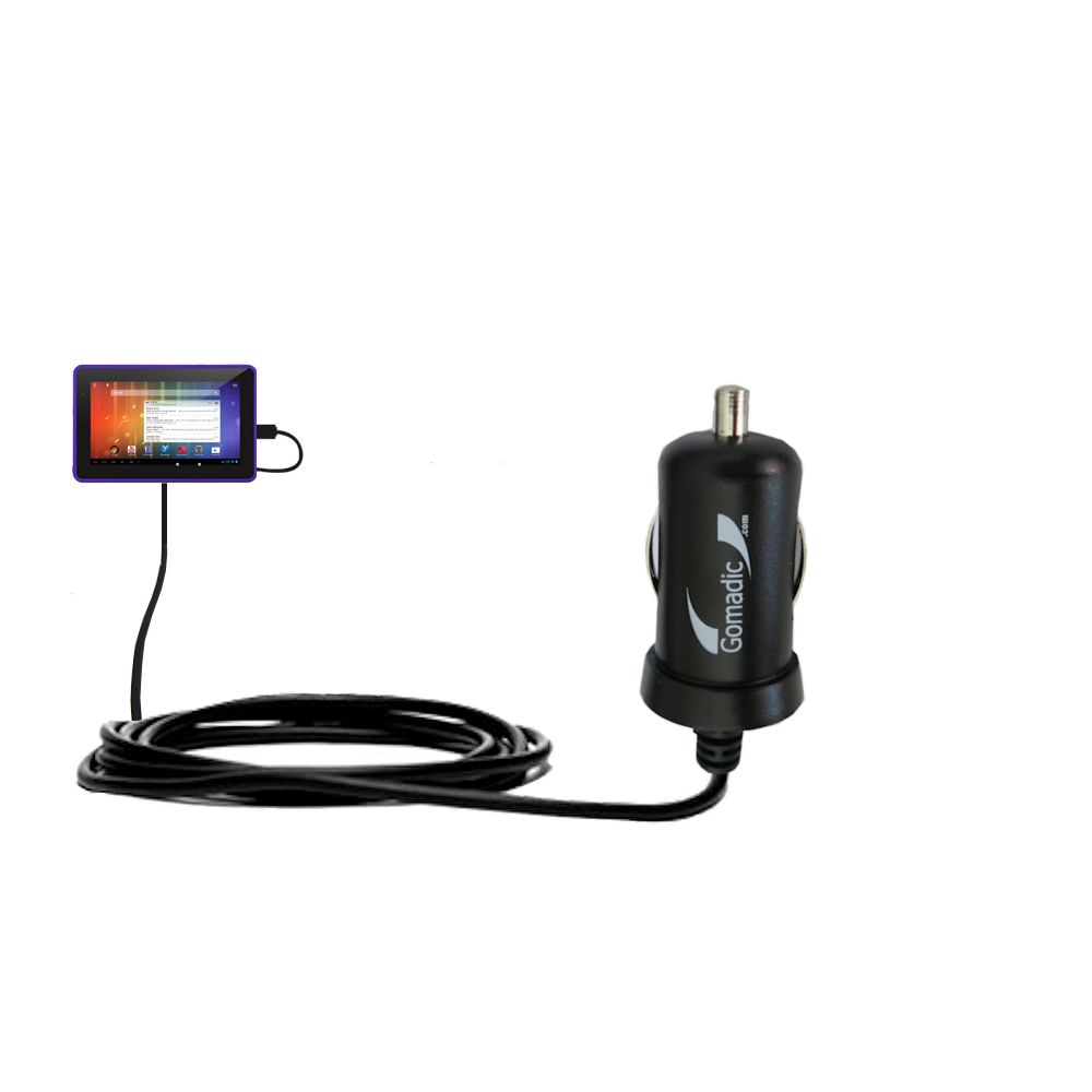 Mini Car Charger compatible with the Playtime Tabby 7DU - 7 Inch