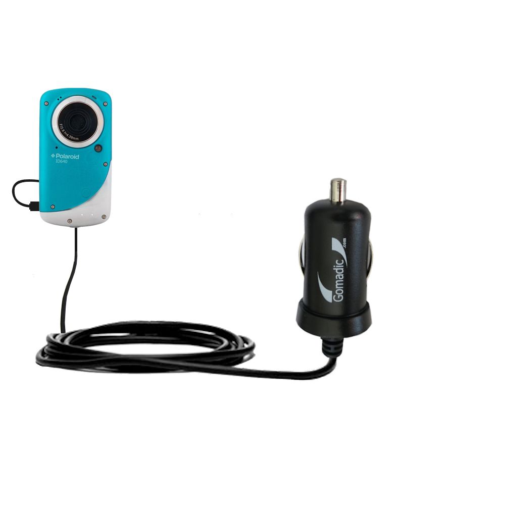 Mini Car Charger compatible with the Polaroid iD640 / iD642