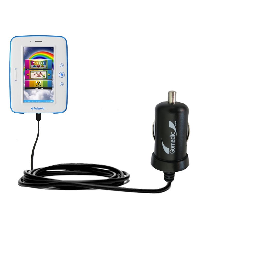 Mini Car Charger compatible with the Polaroid Kids PTAB750