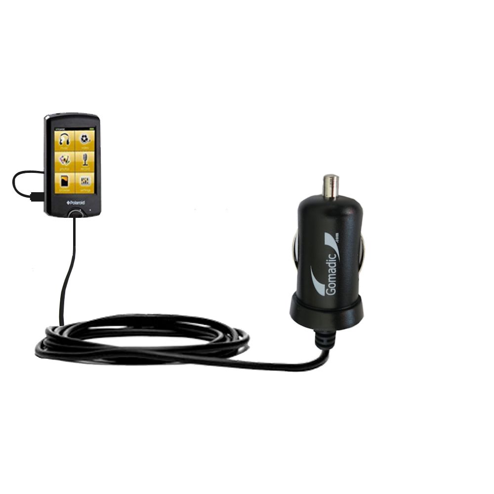 Mini Car Charger compatible with the Polaroid PMP500-4
