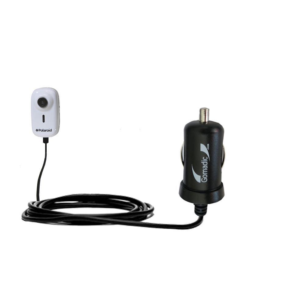 Mini Car Charger compatible with the Polaroid XS10