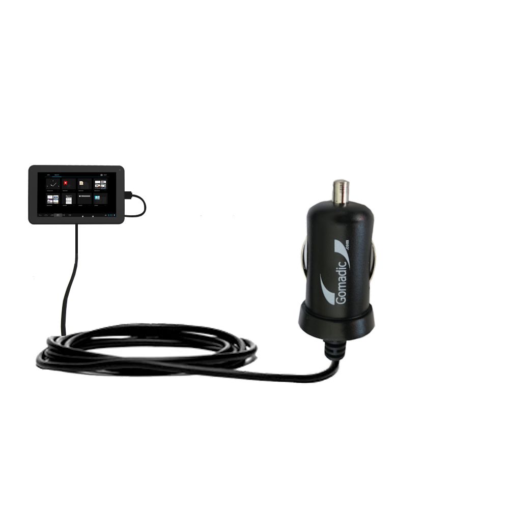 Mini Car Charger compatible with the Proscan  PLT7223 GK4 / GK6 Tablet