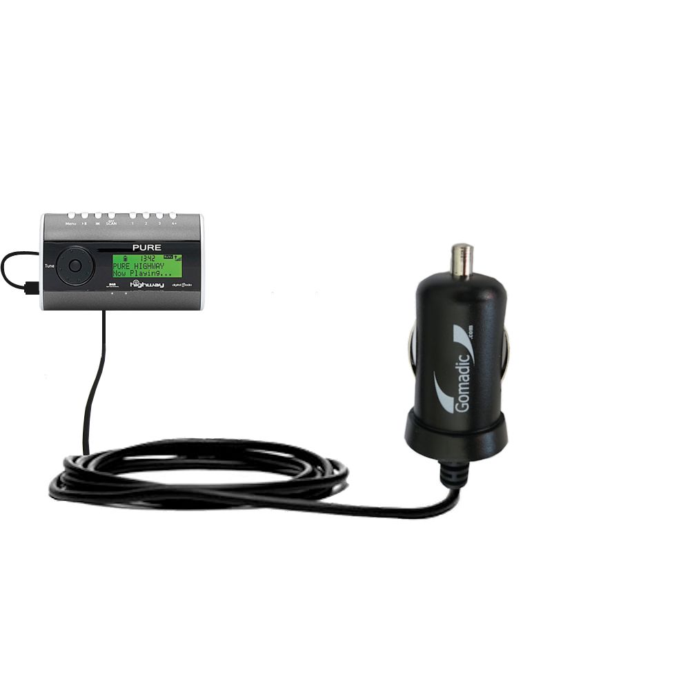 Mini Car Charger compatible with the PURE Highway