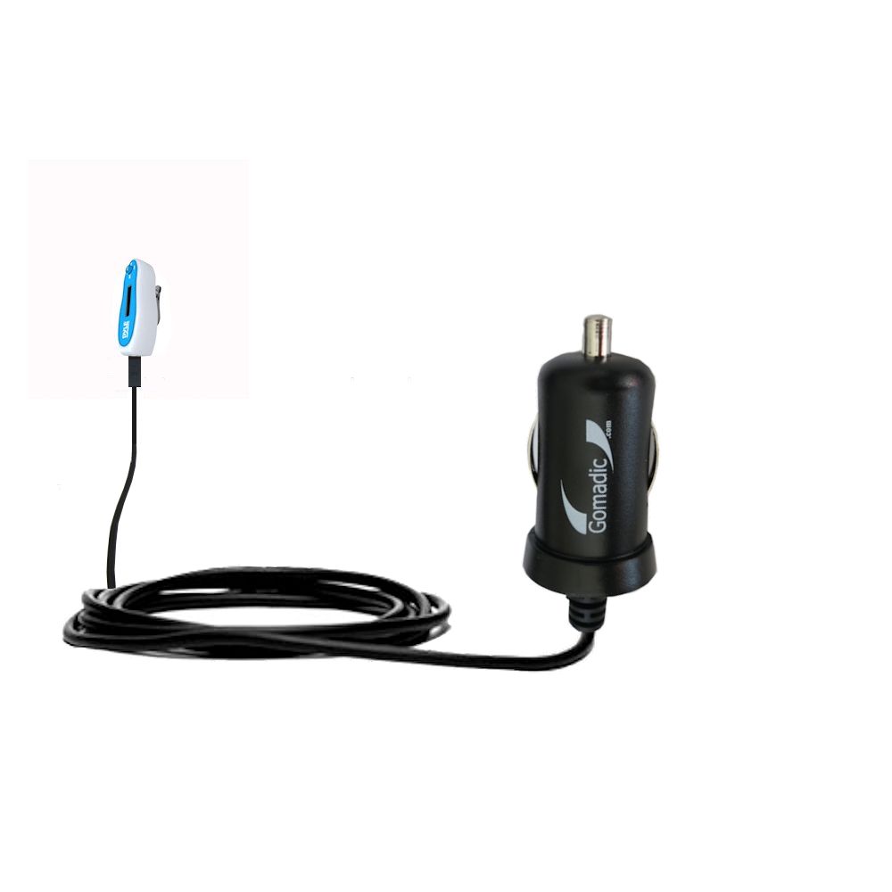 Mini Car Charger compatible with the Pyle PSLPWMP5 Waterproof Pedometer