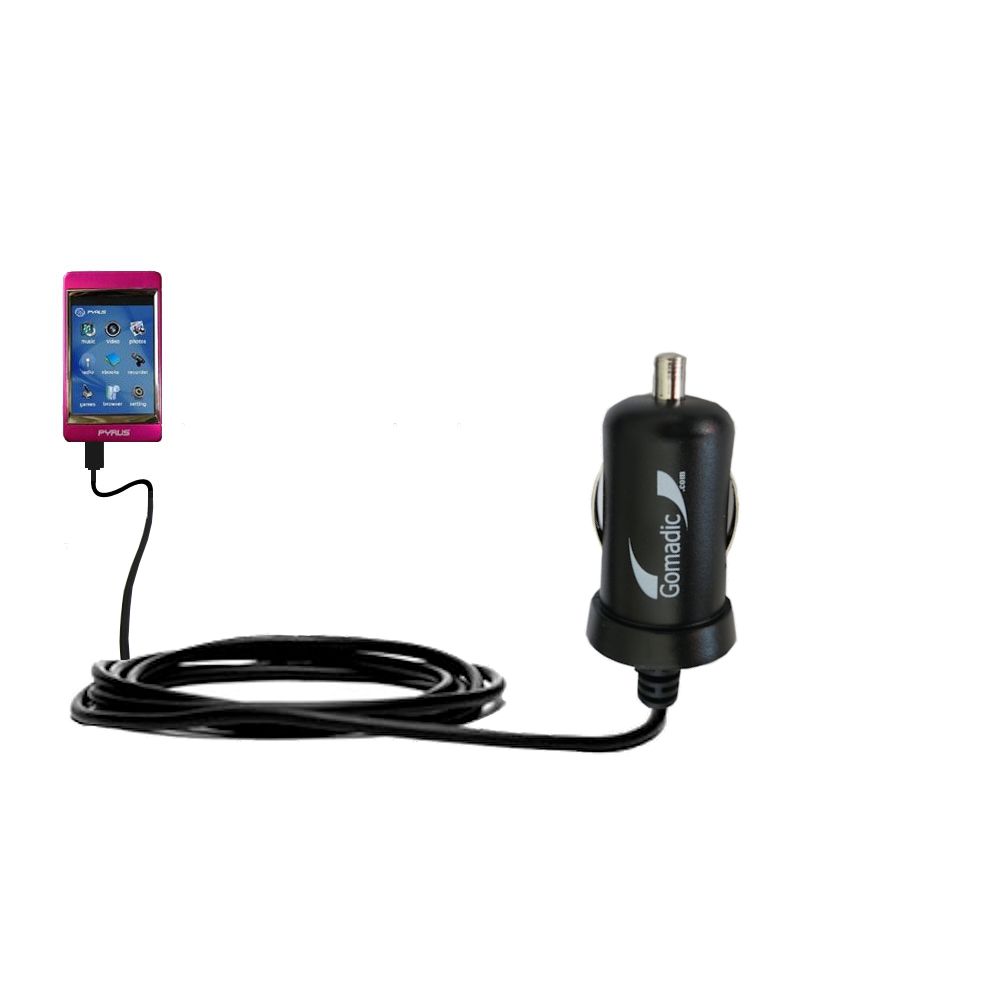 Mini Car Charger compatible with the Pyrus Electronics PMP-2080