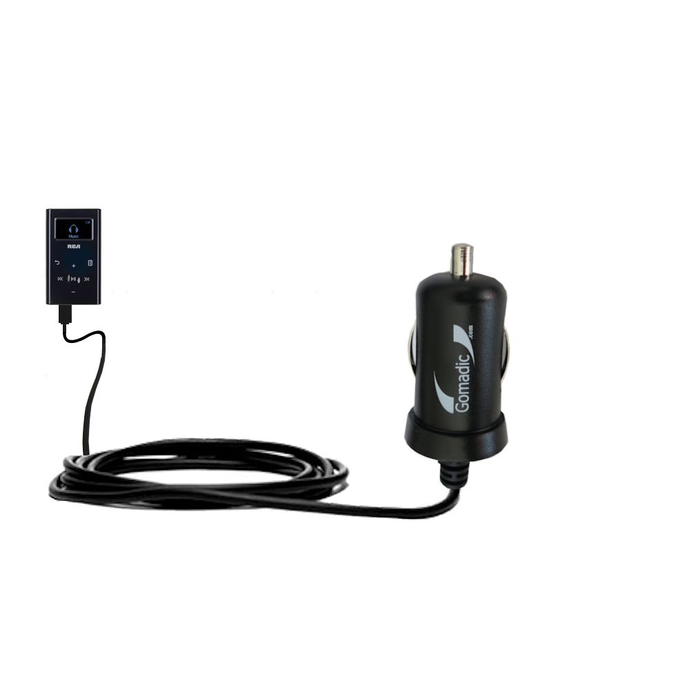 Mini Car Charger compatible with the RCA M2204 Lyra Digital Audio Player