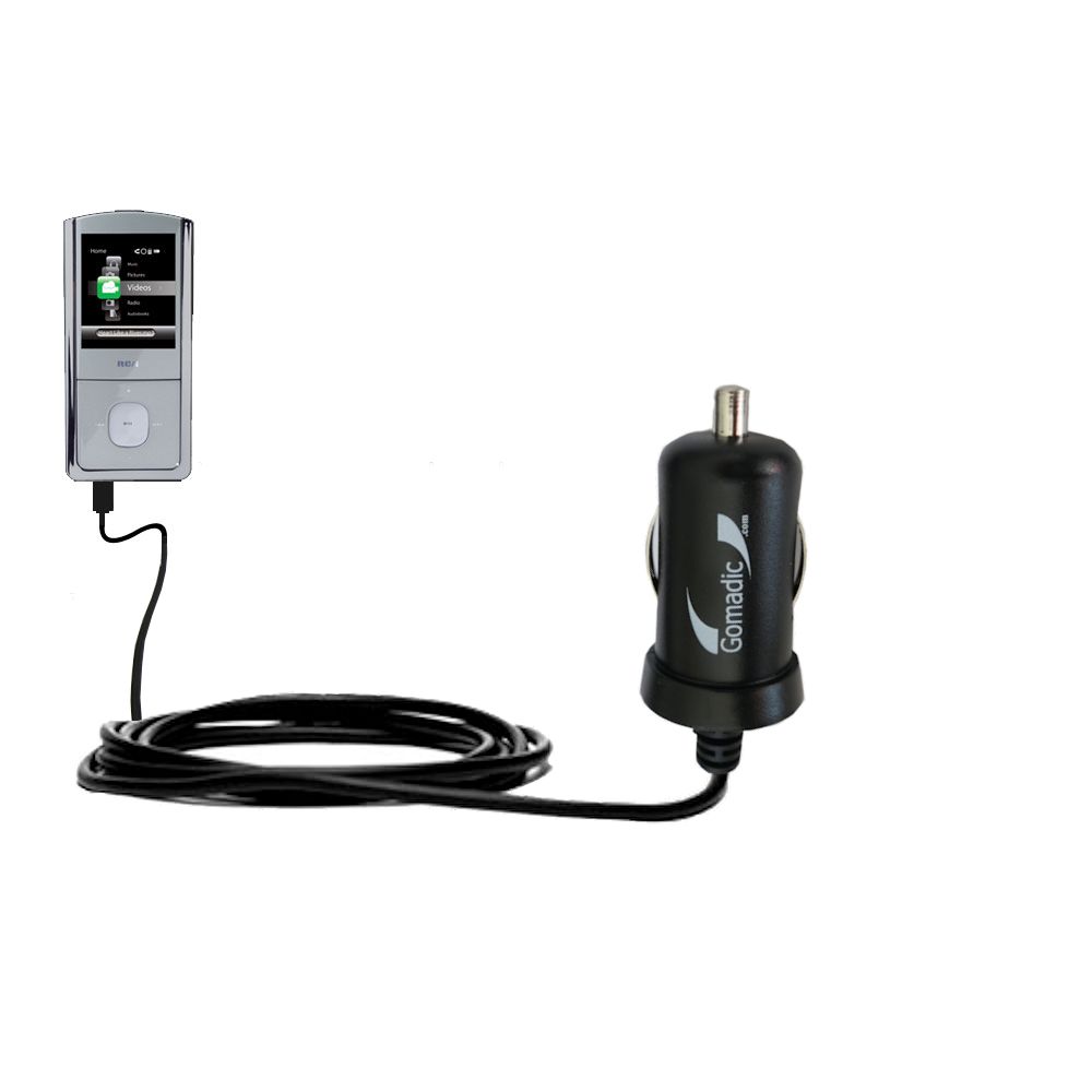 Mini Car Charger compatible with the RCA M4304 Opal Digital Media Player