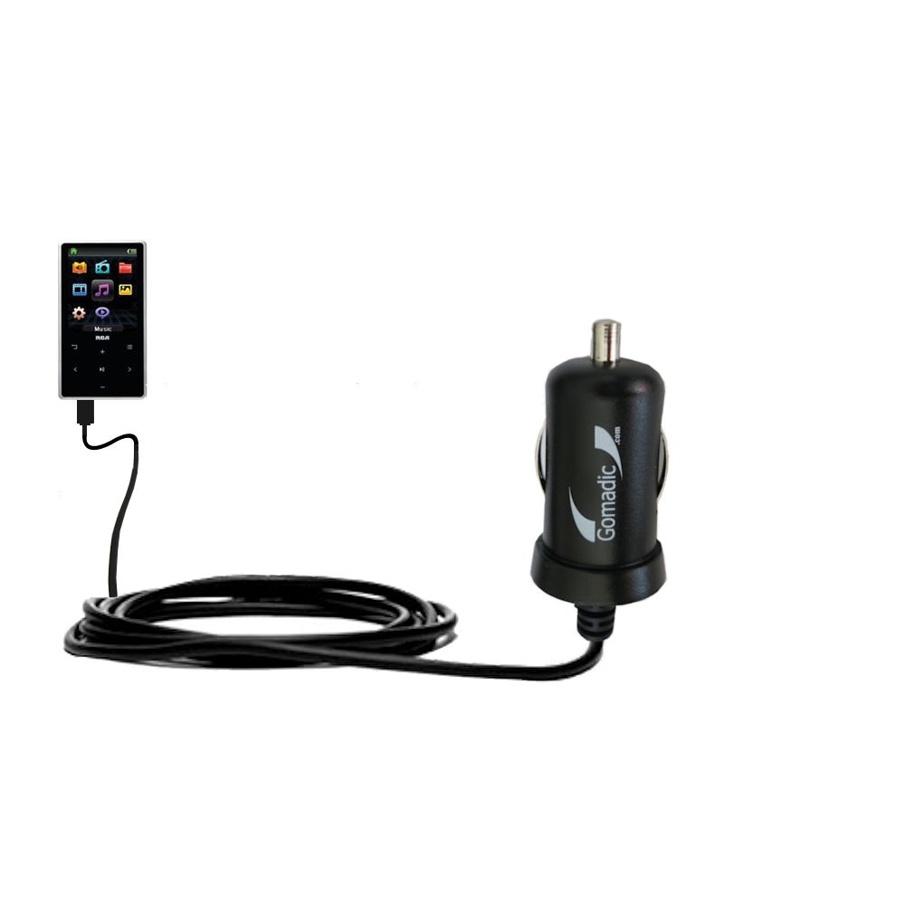 Mini Car Charger compatible with the RCA M6208