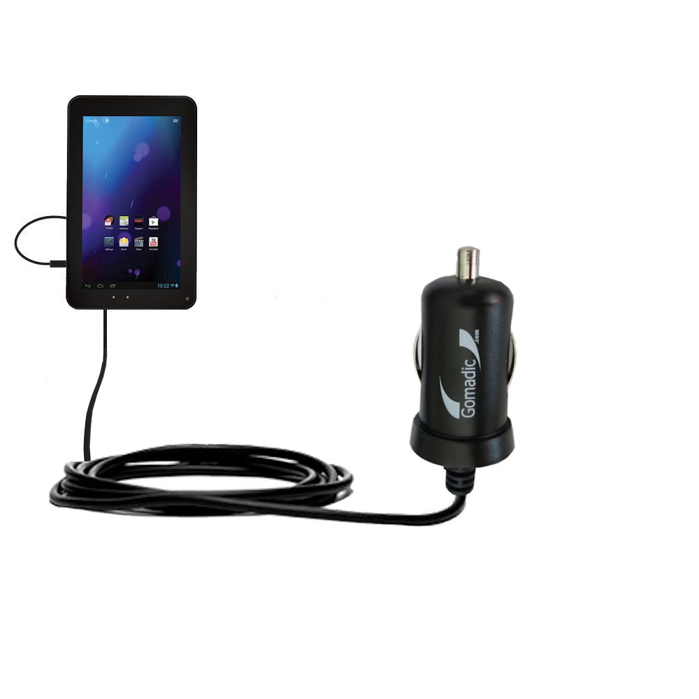 Mini Car Charger compatible with the RCA RCT6077W2 / RCT6077W22