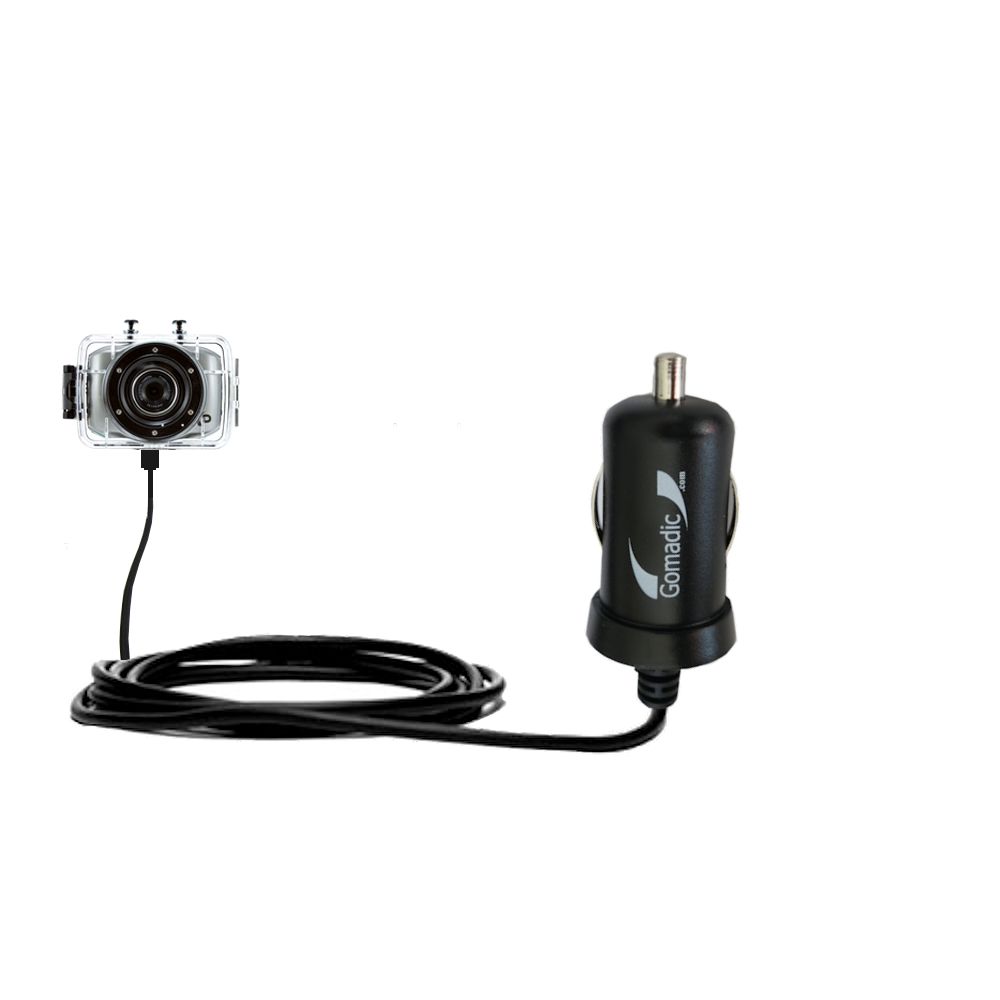 Mini Car Charger compatible with the RIZO Sport XD