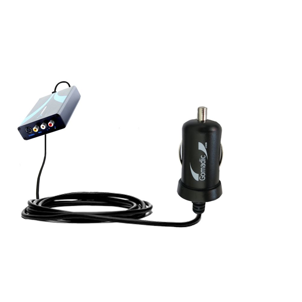 Mini Car Charger compatible with the Sabrent HDMI AV Converter