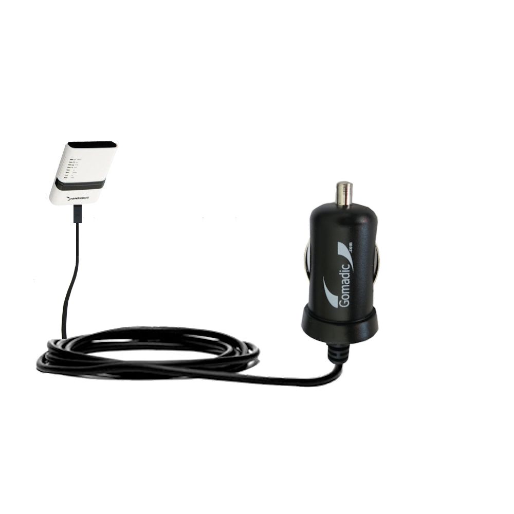 Mini Car Charger compatible with the Sabrent NT-WR1N Portable Router