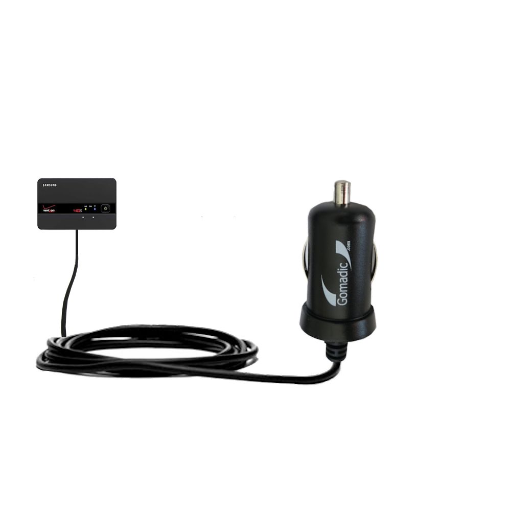 Mini Car Charger compatible with the Samsung 4G LTE SCH-LC11 Hotspot