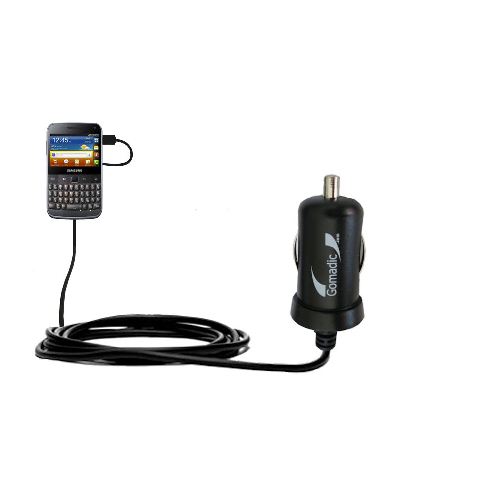 Mini Car Charger compatible with the Samsung B8500