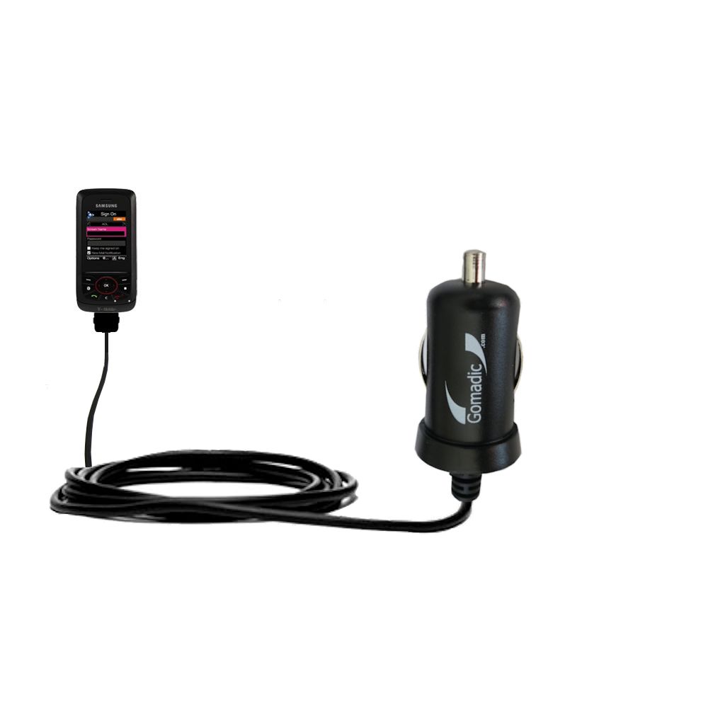 Mini Car Charger compatible with the Samsung Blast