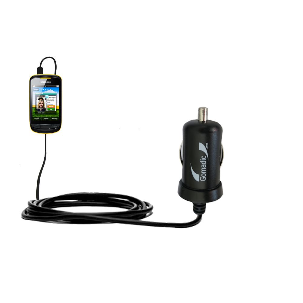 Mini Car Charger compatible with the Samsung Corby II