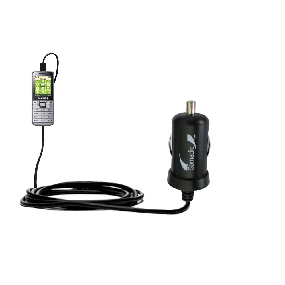 Mini Car Charger compatible with the Samsung E3210