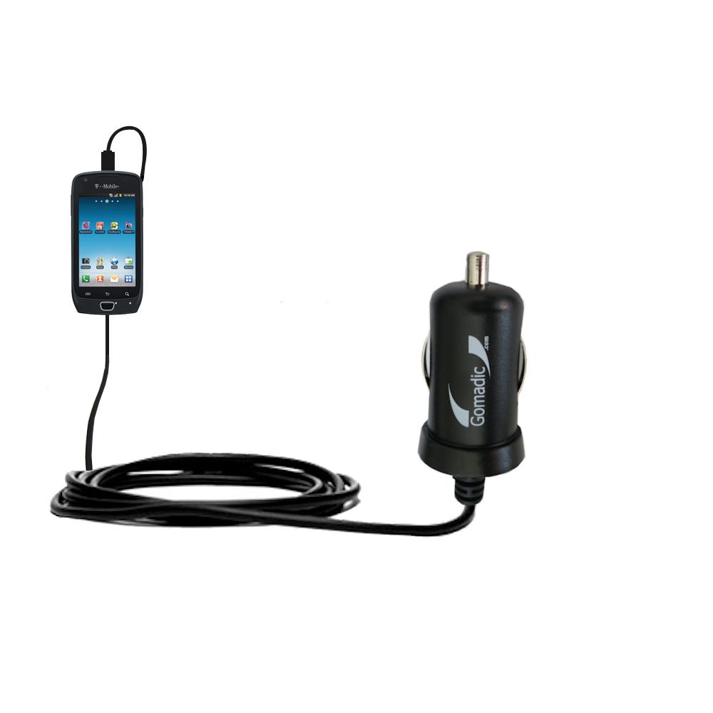 Mini Car Charger compatible with the Samsung Exhibit 4G