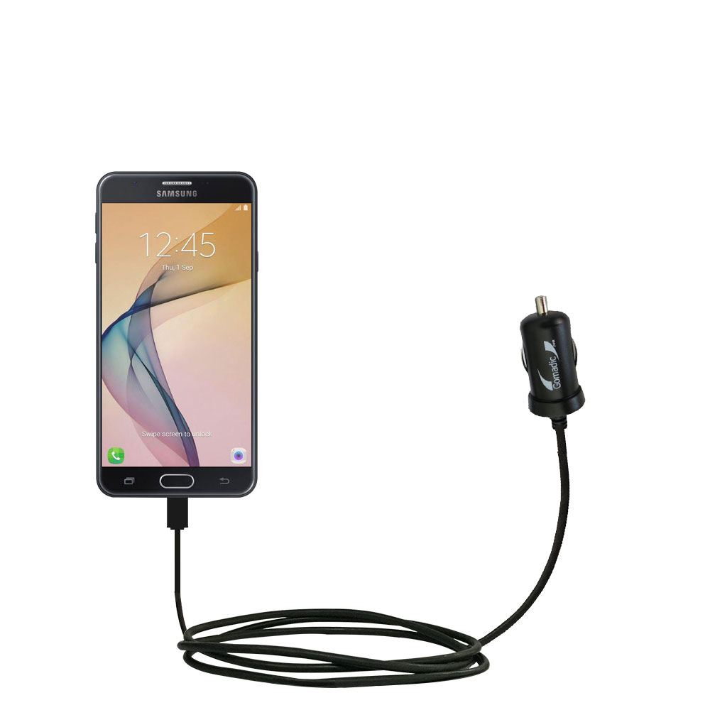 Mini Car Charger compatible with the Samsung Galaxy J7 / J7 Prime