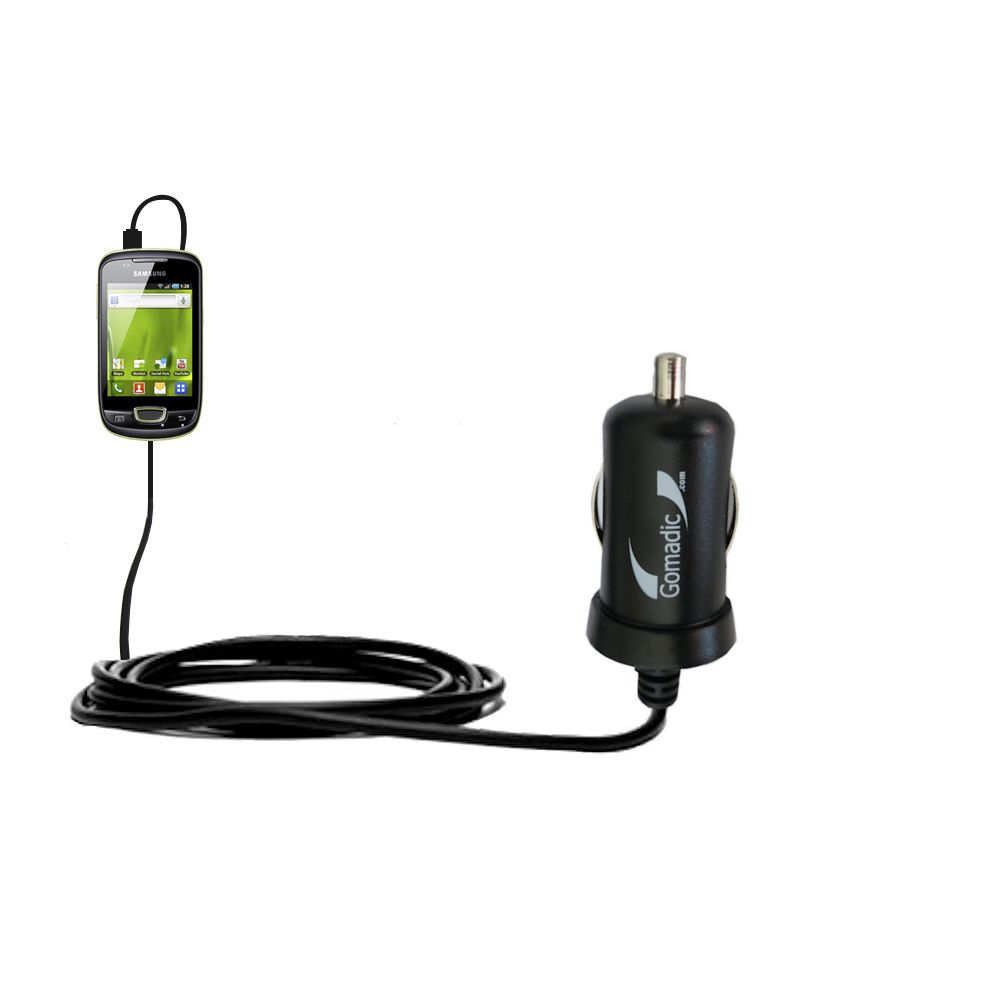 Mini Car Charger compatible with the Samsung Galaxy pop