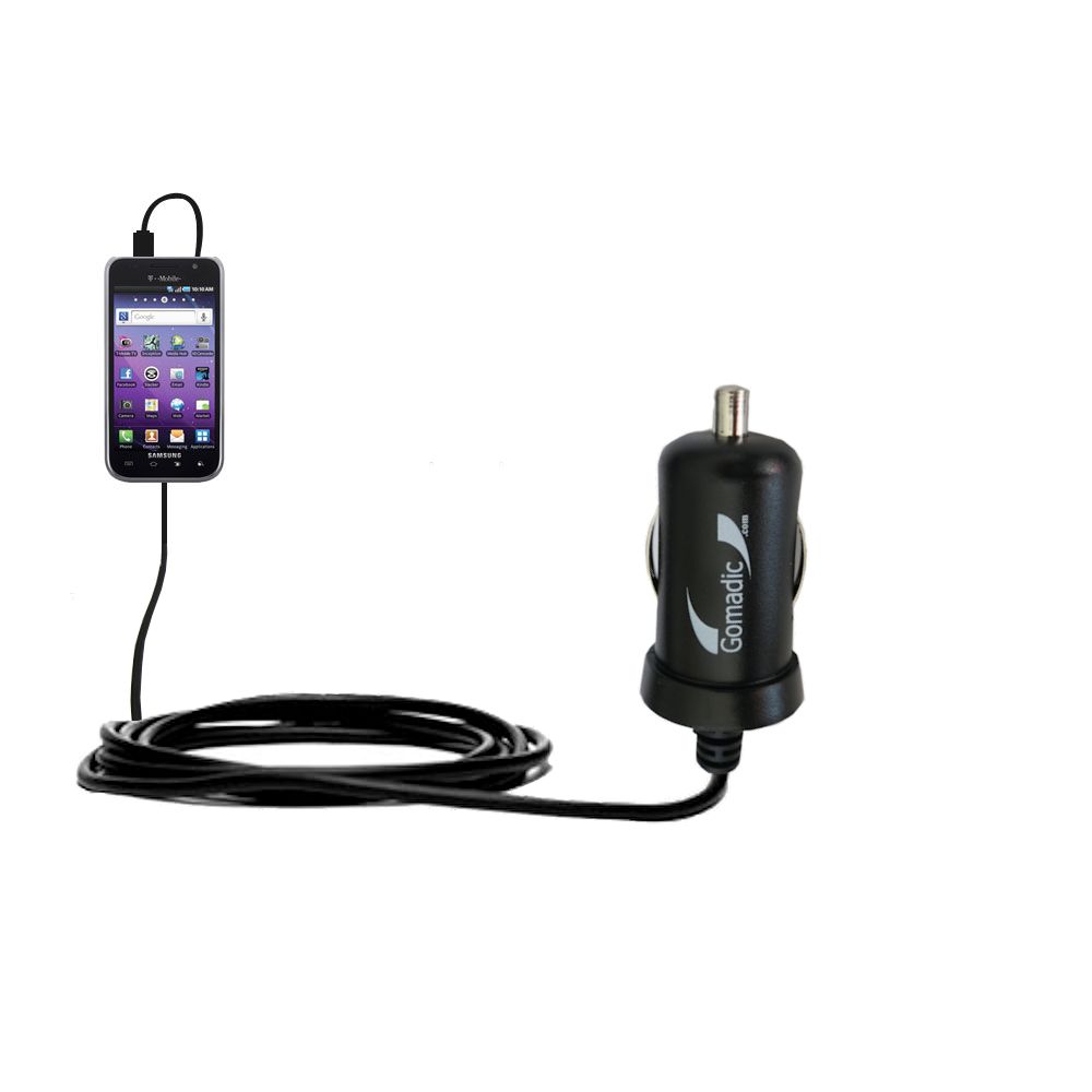 Mini Car Charger compatible with the Samsung Galaxy S 4G