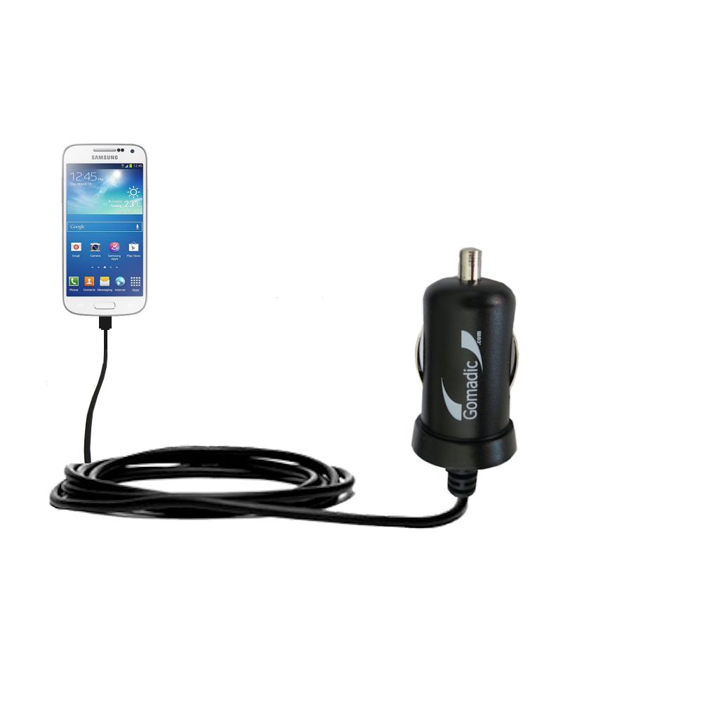 Mini Car Charger compatible with the Samsung Galaxy S4 Mini