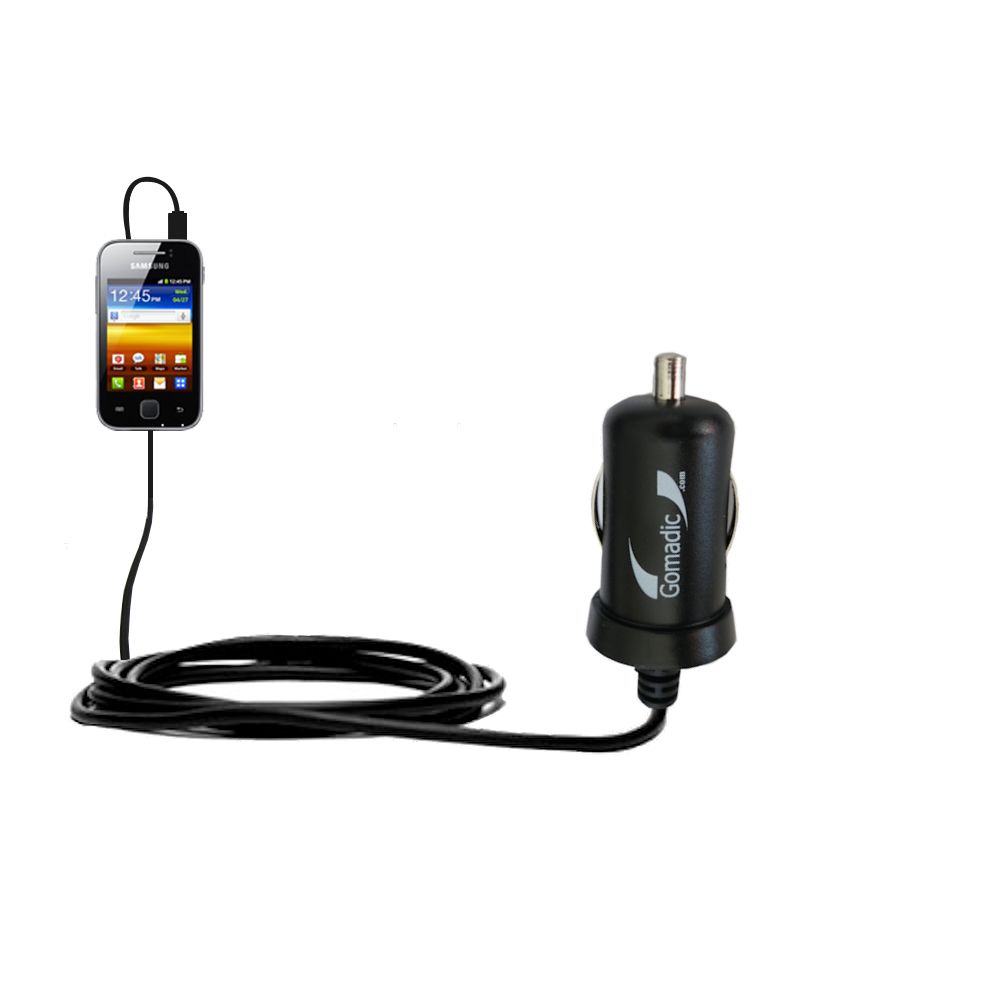 Mini Car Charger compatible with the Samsung Galaxy Y