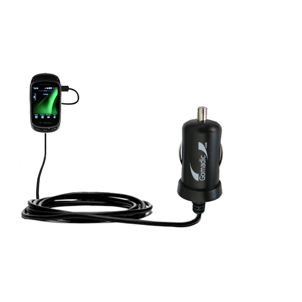 Mini Car Charger compatible with the Samsung Gravity T