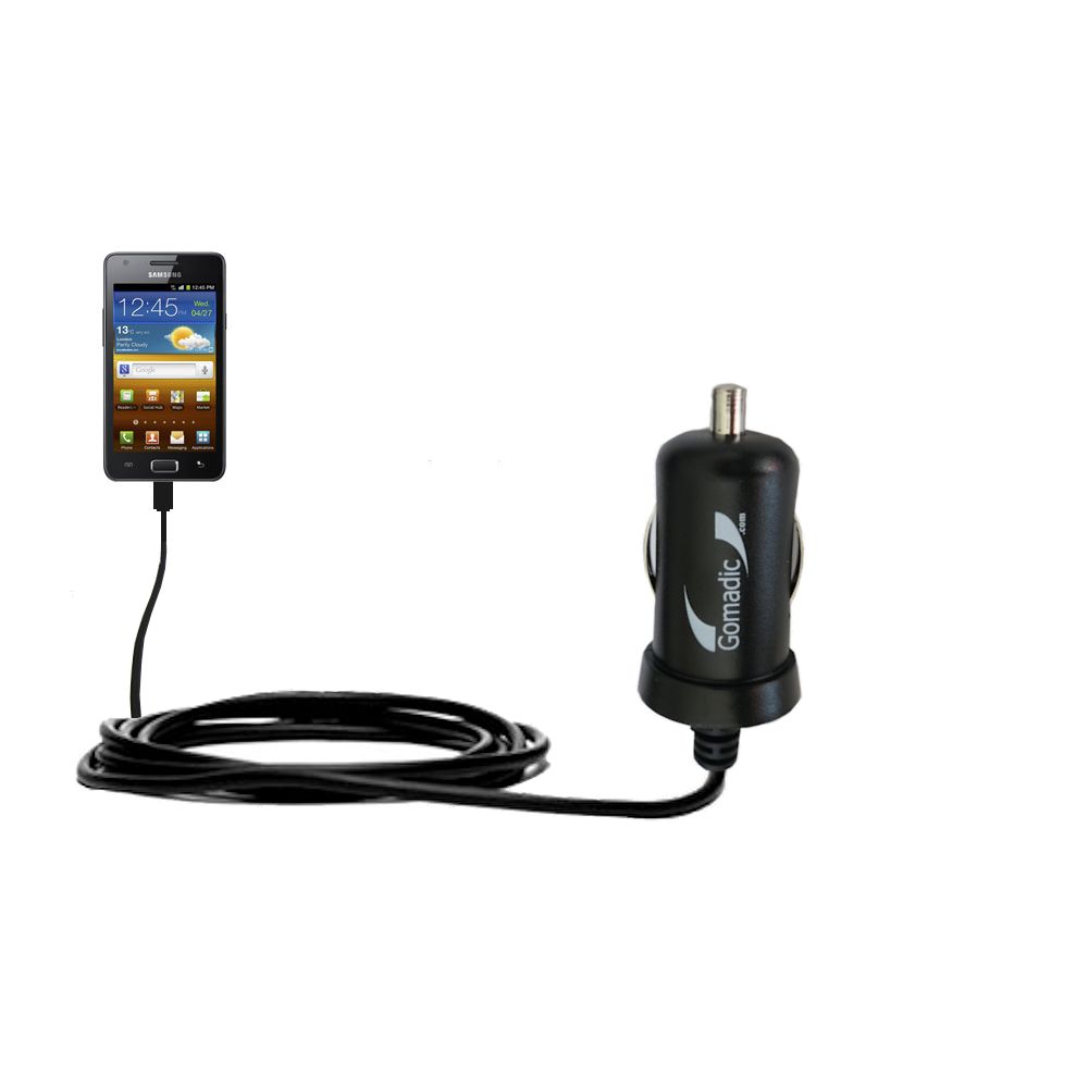 Mini Car Charger compatible with the Samsung GT-I9103