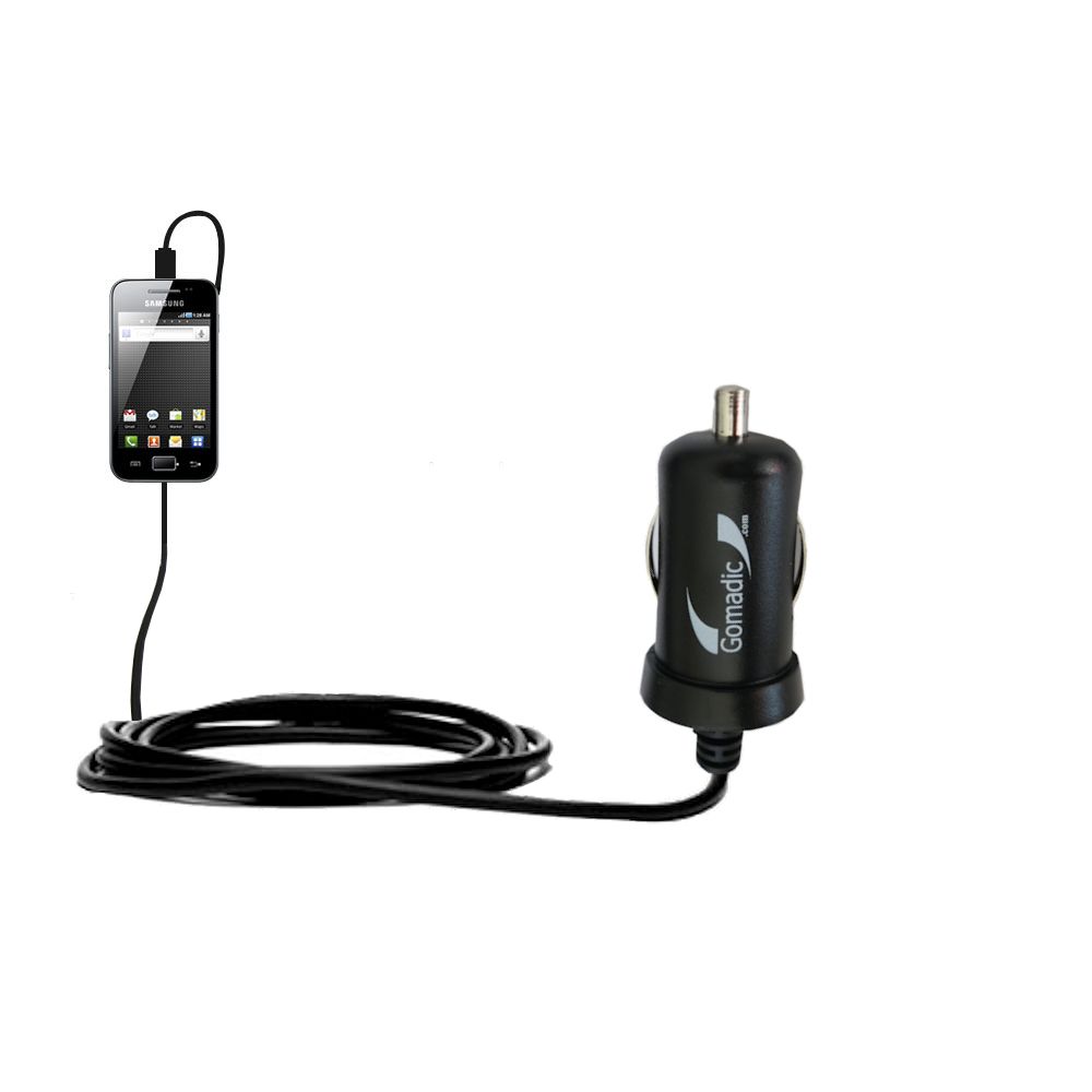 Mini Car Charger compatible with the Samsung GT-S5830